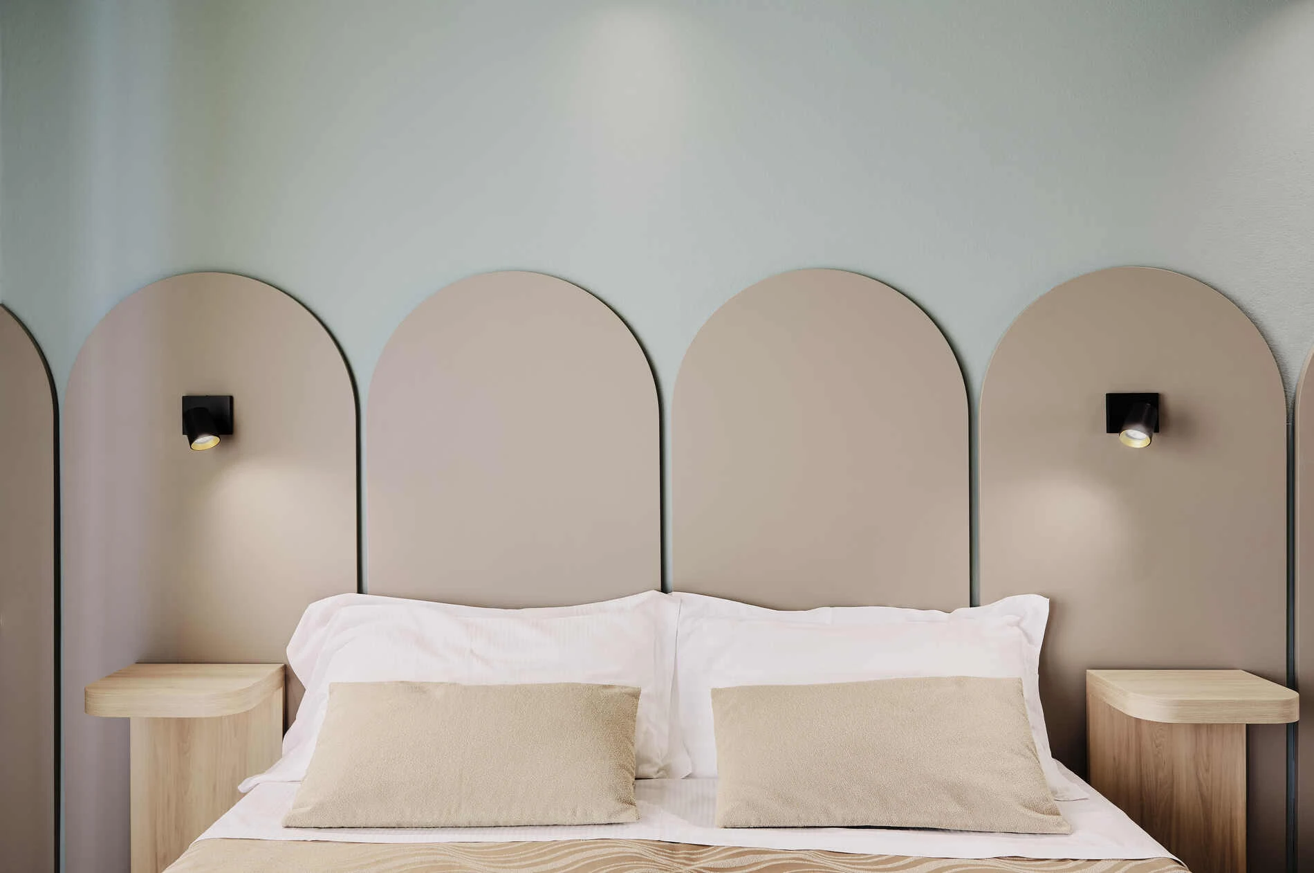 Custom-made furnishings for hotel rooms